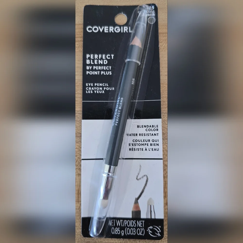 CoverGirl Perfect Blend Eyeliner Pencil Charcoal #105 NEW